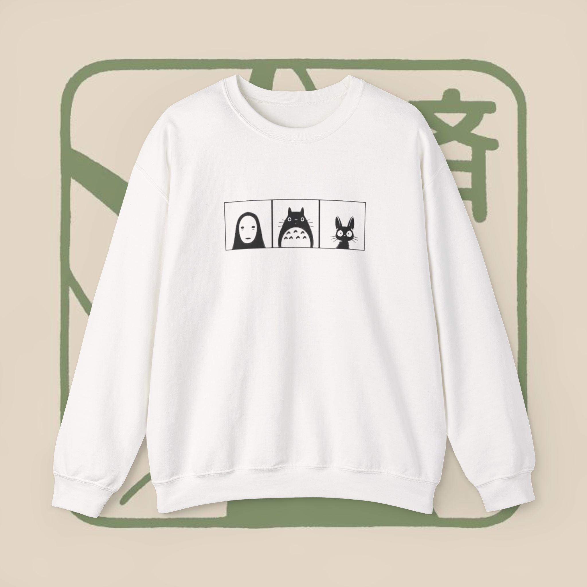 Studio Ghibli Cat Crewneck Sweatshirt