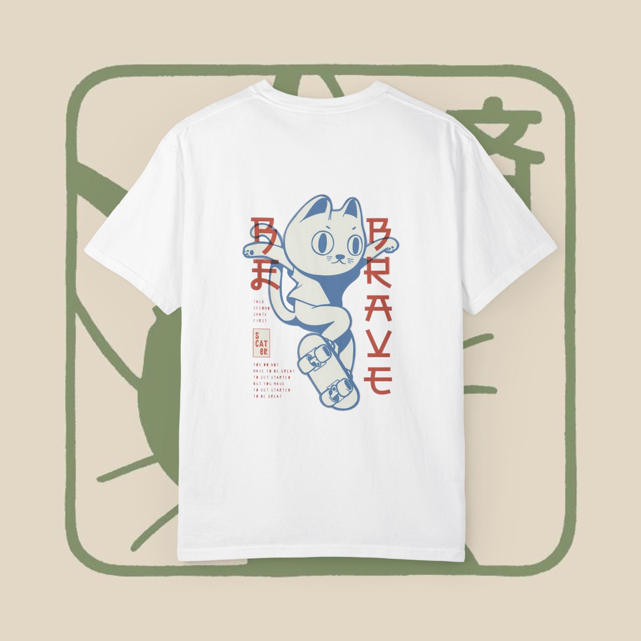 Brave Skate Cat T-Shirt