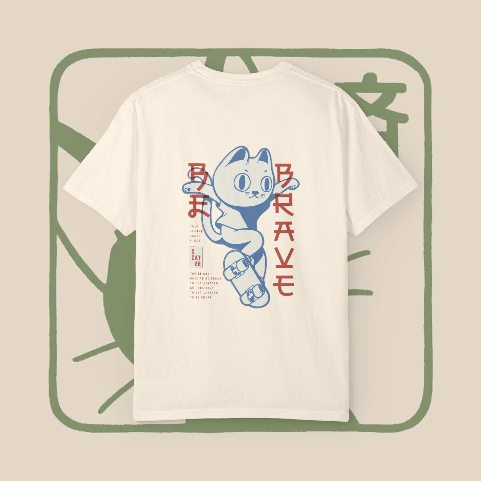 Brave Skate Cat T-Shirt