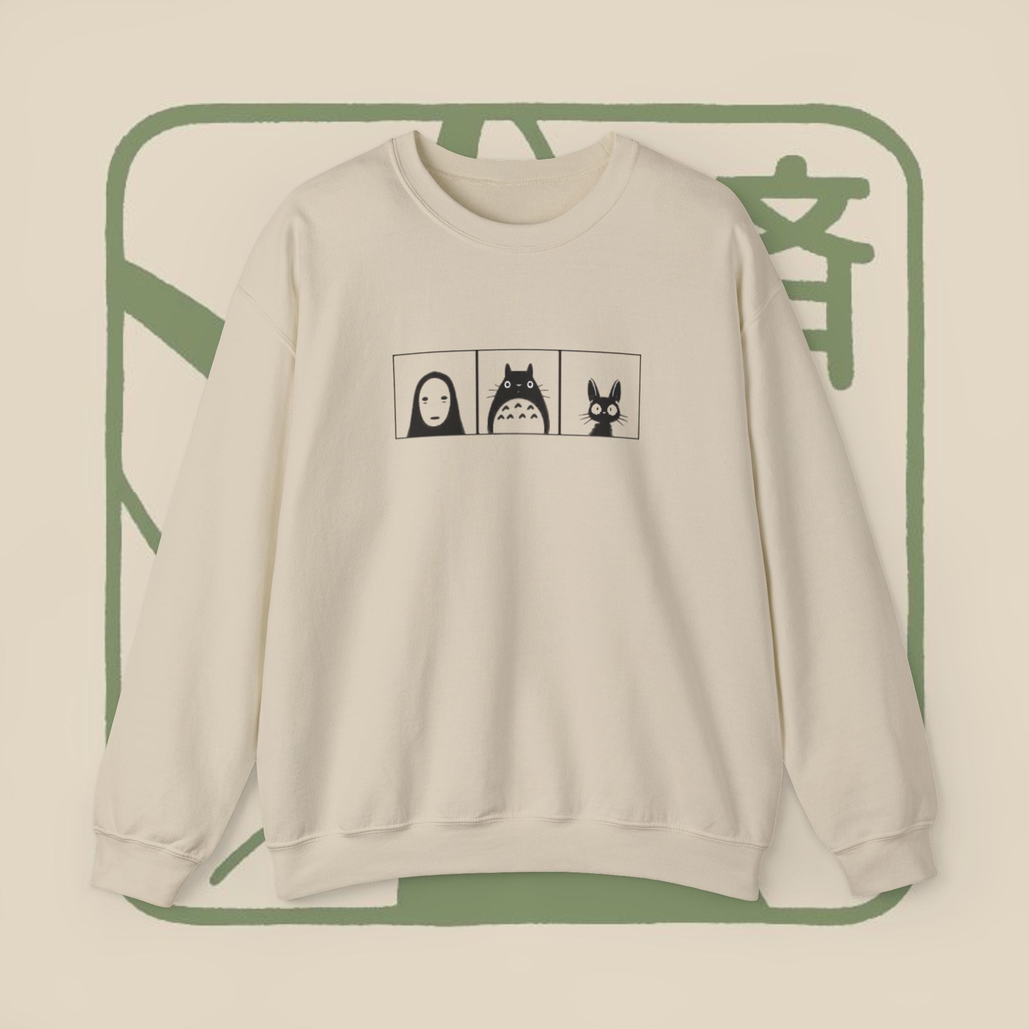 Studio Ghibli Cat Crewneck Sweatshirt