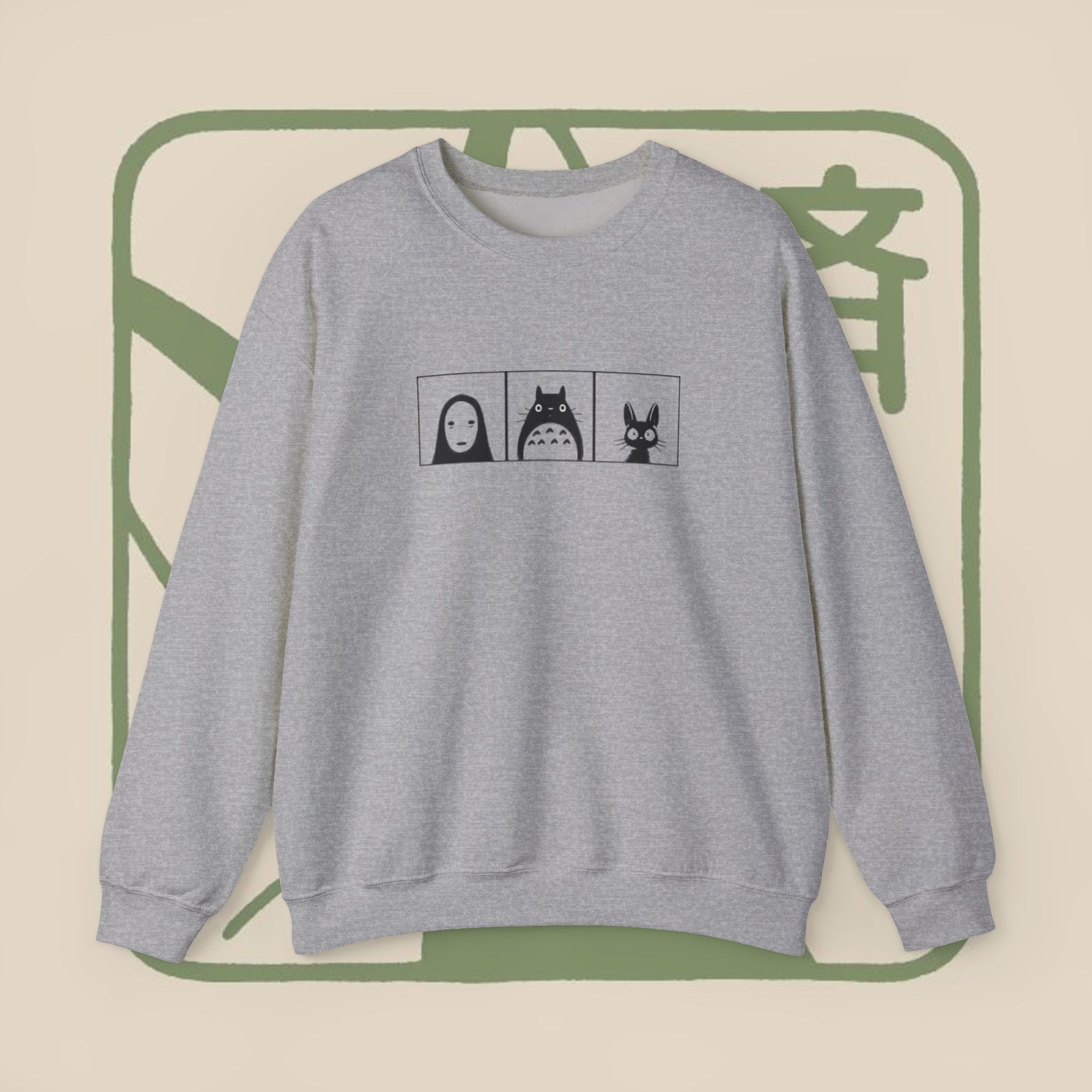 Studio Ghibli Cat Crewneck Sweatshirt